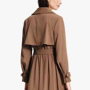 100% Silk Khaki Trench by MM LaFleur